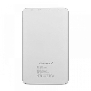 Портативное зарядное устройство Awei P56K 30000mAh белый