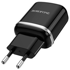 СЗУ-USB Borofone BA36A 1 выход 3А черный