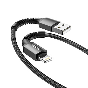 Дата кабель lightning - USB Hoco X71 1м черный