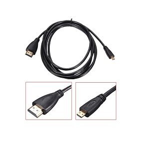Кабель HDMI (папа) - MicroHDMI (папа) V1.4 1.5m