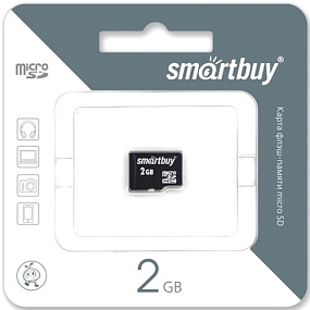 MicroSD 2Gb SmartBuy Class 4 без адаптера