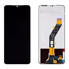 Дисплей для телефона Infinix Smart 7 Plus (X6517) в сборе с тачскрином Черный - Оригинал