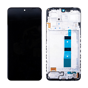 Дисплей для телефона Xiaomi Redmi Note 12 4G (23021RAA2Y) модуль с рамкой Черный - Оригинал