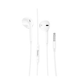 Наушники Hoco M101 внутриканальные с микрофоном белые