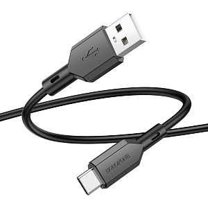 Дата кабель Type-C - USB Borofone BX70 3A 1м черный
