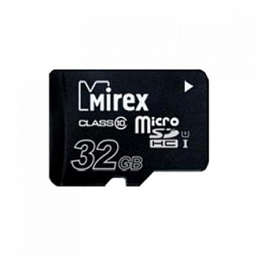 MicroSD 32Gb Mirex Class 10 UHS-I 45Mb/s без адаптера