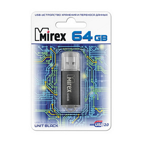 64Gb Mirex Unit черная 2.0