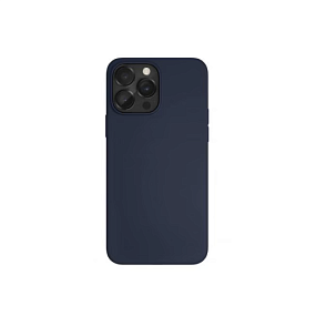 Кейс iPhone 15 Pro Max Silicone Case без логотипа темно-синий
