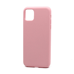 Кейс iPhone 11 Silicone Case без логотипа розовый