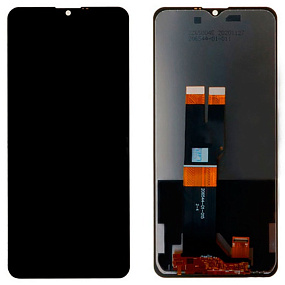Дисплей для телефона Nokia 2.4 в сборе с тачскрином Черный