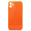 Кейс iPhone 11 силикон SC328 оранжевый