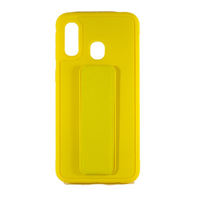 Задняя накладка для Samsung A405 Galaxy A40 SP с держателем желтый