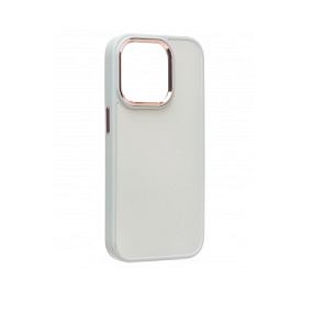 Кейс iPhone 15 Pro Max Silicone Case без логотипа (№009) белый