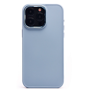 Кейс iPhone 15 Pro силикон SC311 светло-фиолетовый