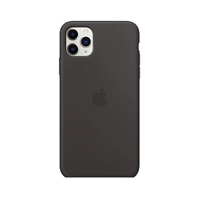 Кейс iPhone 15 Pro Max Silicone Case без логотипа черный