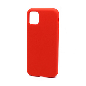 Кейс iPhone 11 Silicone Case без логотипа (014) красный