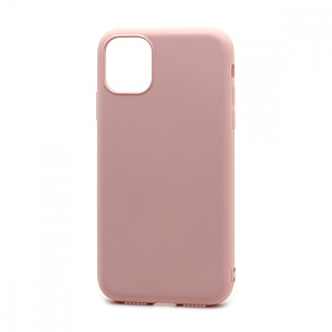 Кейс iPhone 11 силикон Case New Era светло-розовый