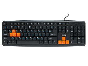 Клавиатура Dialog KS-020U черно-оранжевая USB