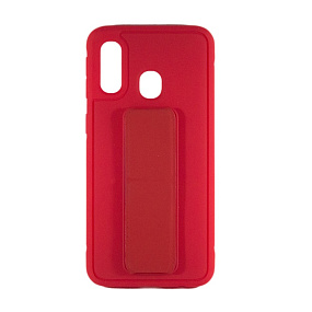 Задняя накладка для Samsung A405 Galaxy A40 SP с держателем красный