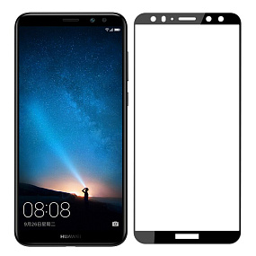 Защитное стекло Huawei Mate 10 Lite 2,5D черное