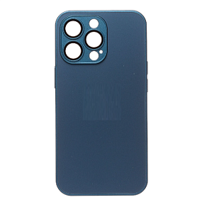 Кейс iPhone 13 силикон SafeMag SM021 синий