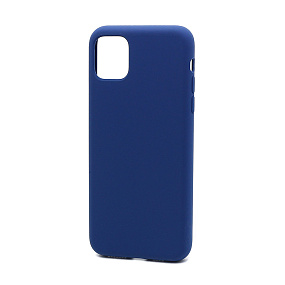 Кейс iPhone 11 Silicone Case без логотипа синий