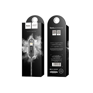 Дата кабель lightning - USB Hoco X14 2A 1м черный