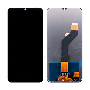 Дисплей для телефона Infinix Hot 20i (X665E) в сборе с тачскрином Черный