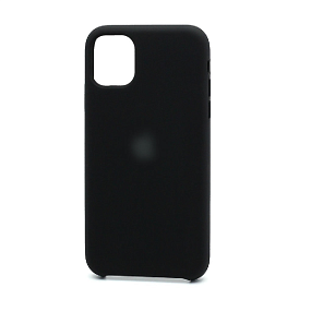 Кейс iPhone 15 Pro Max Silicone Case без логотипа (№018) черный
