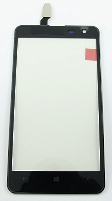 Сенсор для телефона Nokia 625 Черный - Оригинал