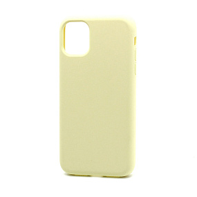 Кейс iPhone 11 Silicone Case без логотипа (051) светло-желтый