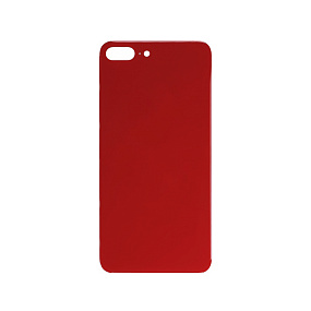 Задняя крышка iPhone 8 Plus (стекло) красный orig fabric