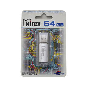 64Gb Mirex Unit серебро 2.0