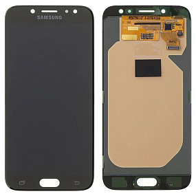 Дисплей для телефона Samsung J730F (J7 2017) в сборе с тачскрином Черный - AA (TFT)