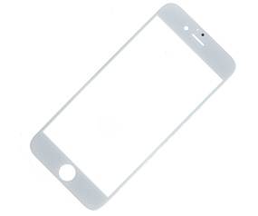 Стекло модуля iPhone 6 Plus/6S Plus Белое