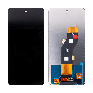Дисплей для телефона Infinix Hot 40i (X6528B) в сборе с тачскрином Черный - Оригинал