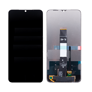 Дисплей для телефона Xiaomi Poco C51 в сборе с тачскрином Черный - Оригинал