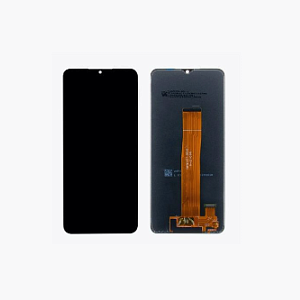 Дисплей для телефона Samsung A022G (A02) модуль Черный - Оригинал - Восстановленный