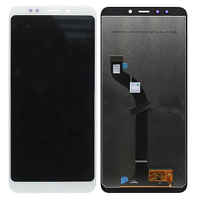 Дисплей для телефона Xiaomi Redmi 5 в сборе с тачскрином Белый